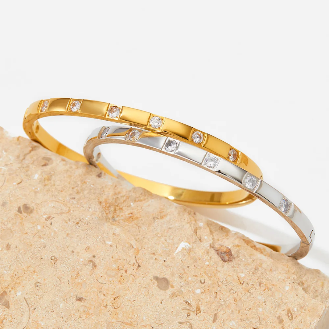 Bling - Silver Bangle