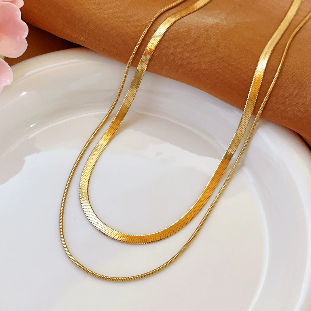 Simplicity - 2 Layers Necklace