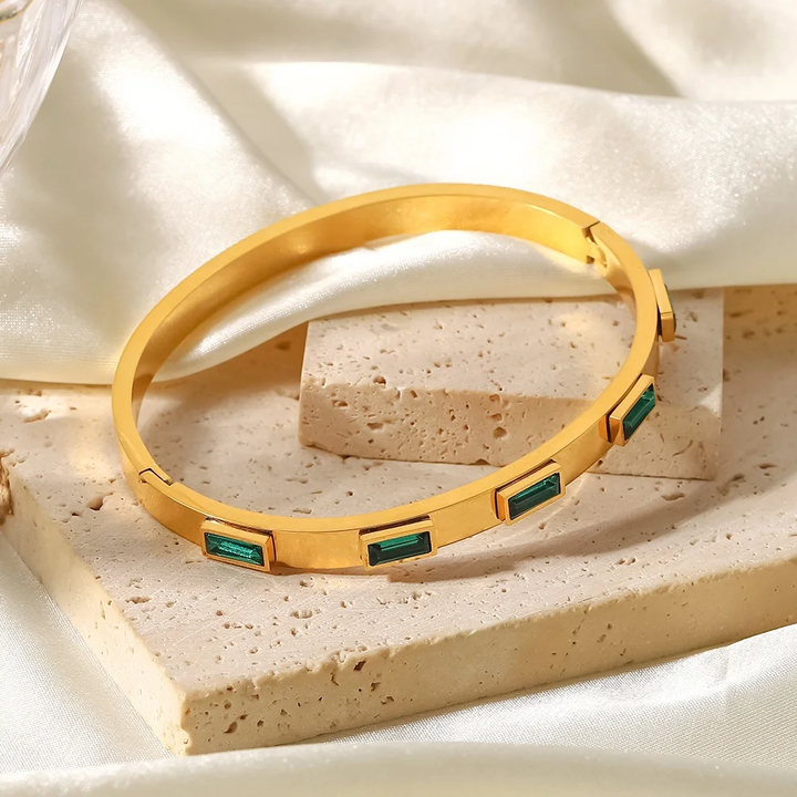 Seattle Emerald Bangle