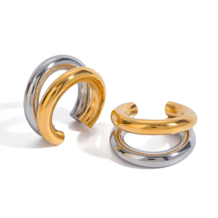 Santorini Earcuffs (Gold &amp; Silver)