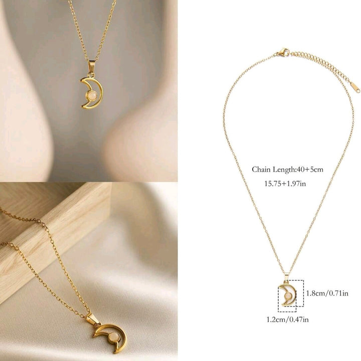 The White Moon - Necklace