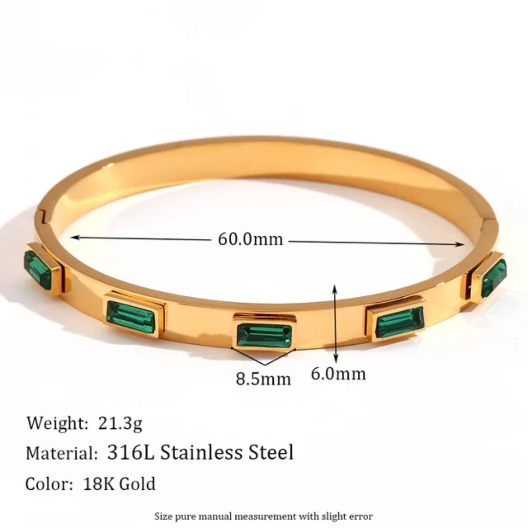 Seattle Emerald Bangle
