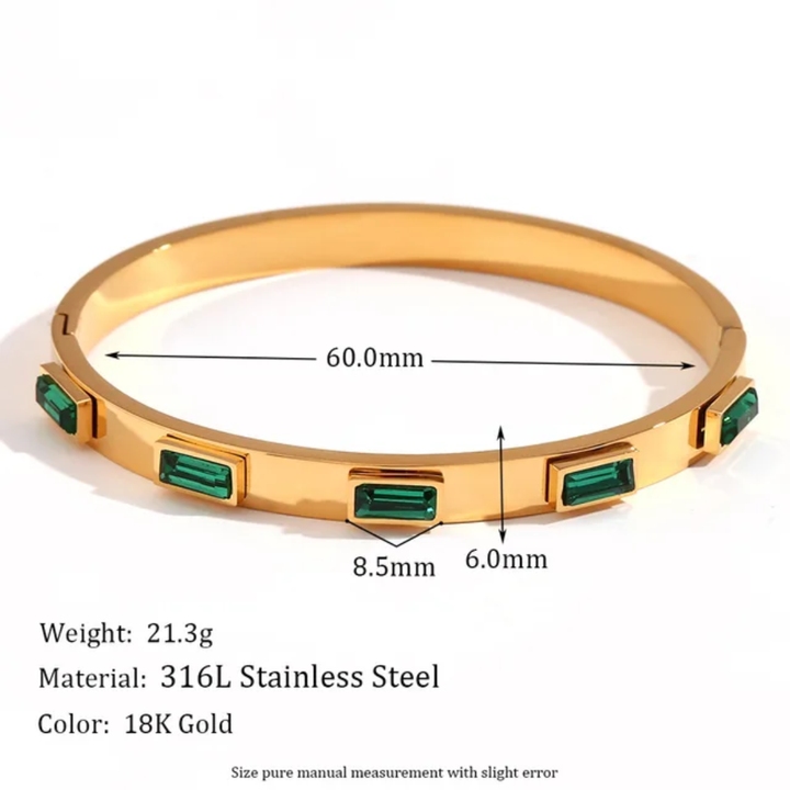 Seattle Emerald Bangle