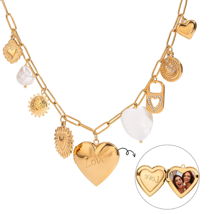 Lock to My Heart - Charm Necklace