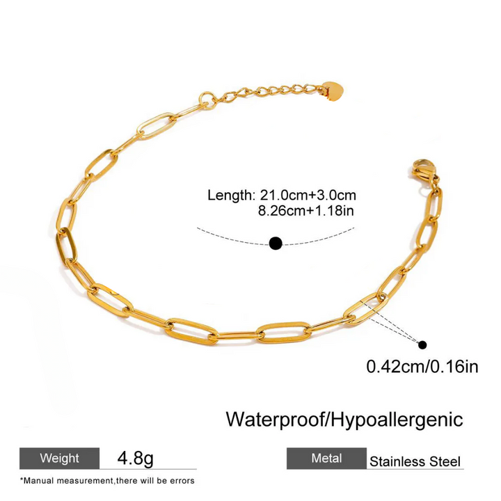 Paper Clip - Anklet