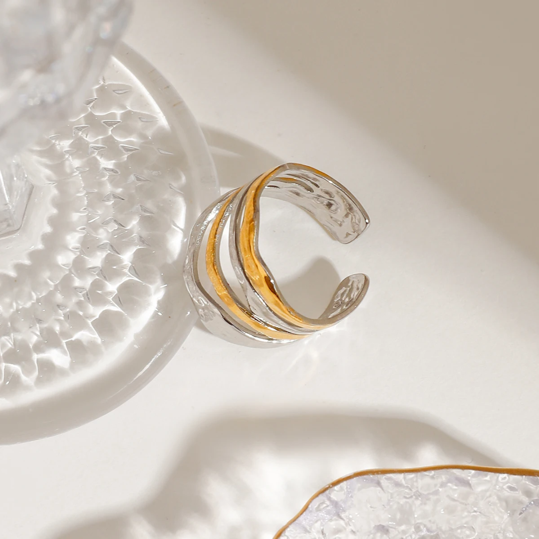 Layered - Gold & Silver Ring