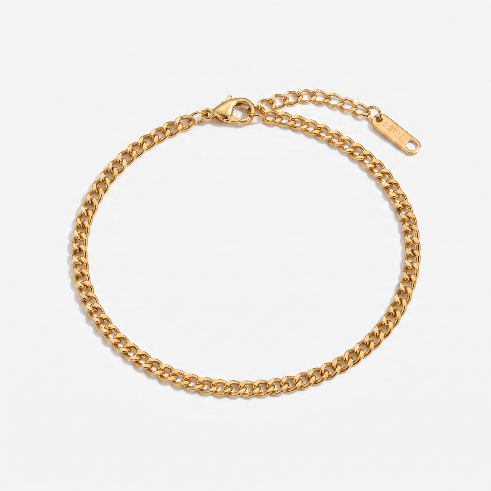 Ibiza Curb Anklet (Gold)