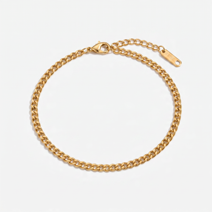 Ibiza Curb Anklet (Gold)