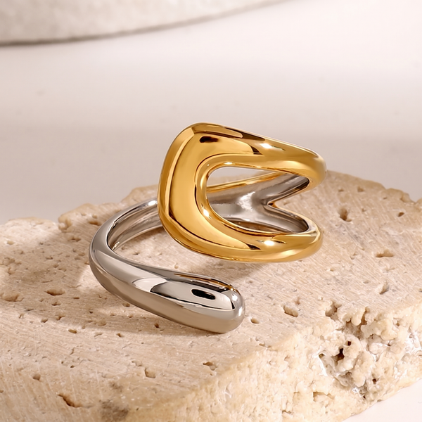 Tulum Wrap Ring (Gold & Silver)