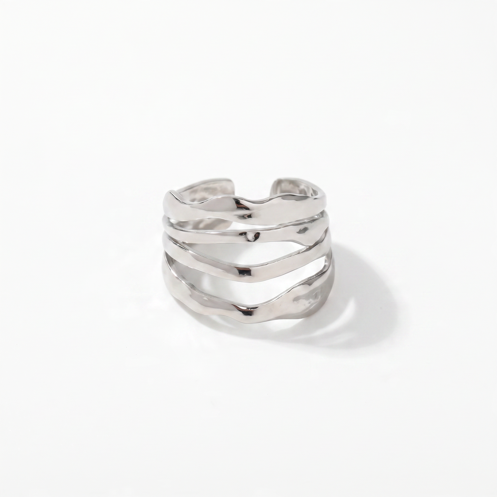Positano Stacked Ring (Silver)