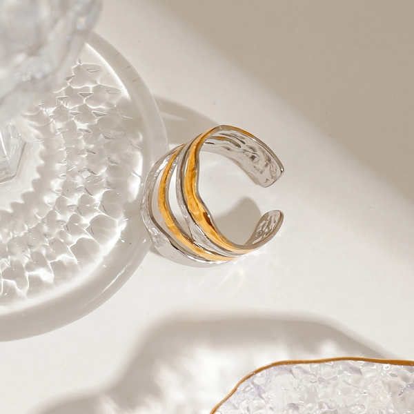 Positano Stacked Ring (Gold & Silver)